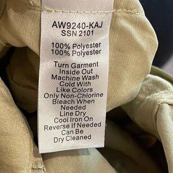 ATM Jumpsuit Satin Utility Jumpsuit In Taupe Putty Size M NWOT - Picture 5 of 7